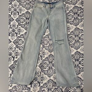 Express Light Blue Boot Cut Jeans - Mid Rise - Size 8R